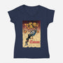 The Slashies-Womens-V-Neck-Tee-zascanauta