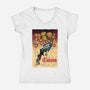 The Slashies-Womens-V-Neck-Tee-zascanauta