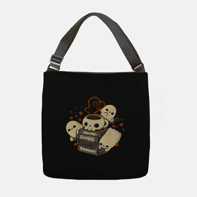 Spooky Reading Season-None-Adjustable Tote-Bag-xMorfina
