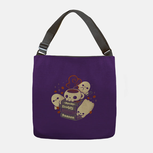 Spooky Reading Season-None-Adjustable Tote-Bag-xMorfina