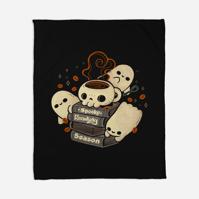 Spooky Reading Season-None-Fleece-Blanket-xMorfina