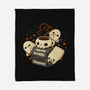 Spooky Reading Season-None-Fleece-Blanket-xMorfina