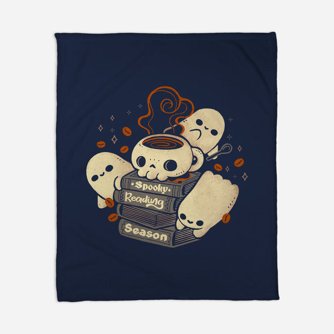 Spooky Reading Season-None-Fleece-Blanket-xMorfina