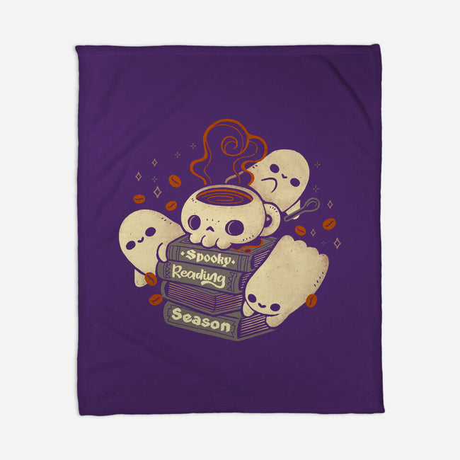 Spooky Reading Season-None-Fleece-Blanket-xMorfina