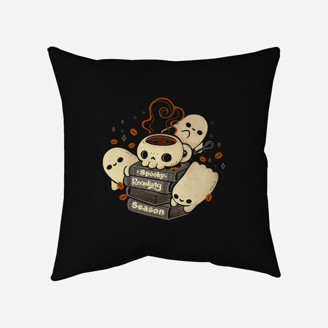 Spooky Reading Season-None-Removable Cover w Insert-Throw Pillow-xMorfina