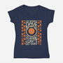 I'm Sorry Dave-Womens-V-Neck-Tee-piercek26