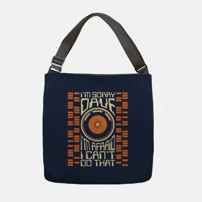 I'm Sorry Dave-None-Adjustable Tote-Bag-piercek26
