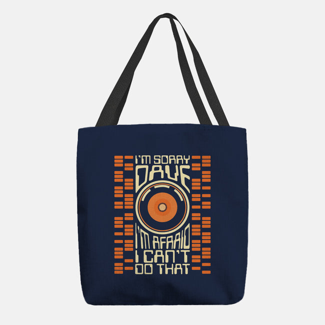 I'm Sorry Dave-None-Basic Tote-Bag-piercek26