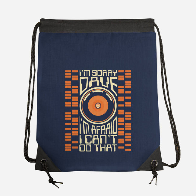 I'm Sorry Dave-None-Drawstring-Bag-piercek26