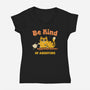 Be Kind Of Annoying-Womens-V-Neck-Tee-kg07