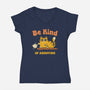 Be Kind Of Annoying-Womens-V-Neck-Tee-kg07