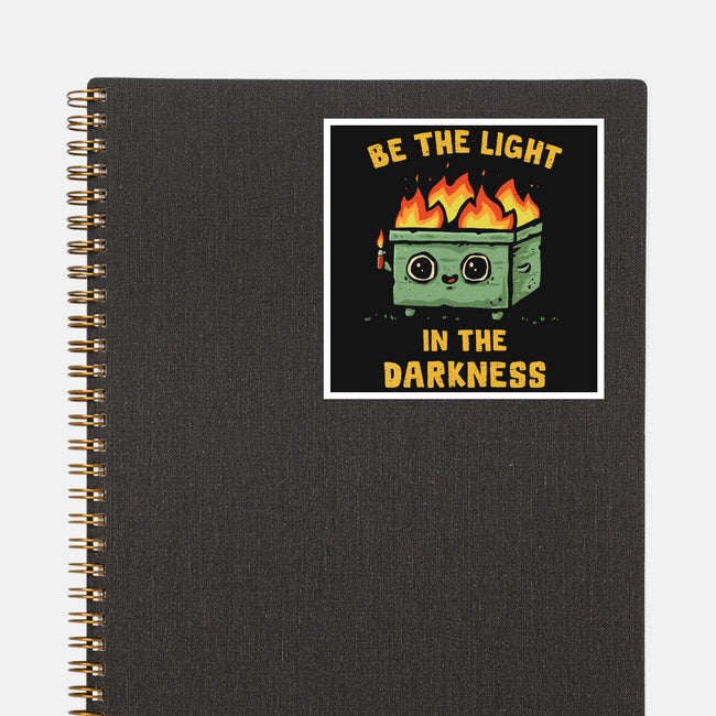 Be The Light In The Darkness-None-Glossy-Sticker-kg07