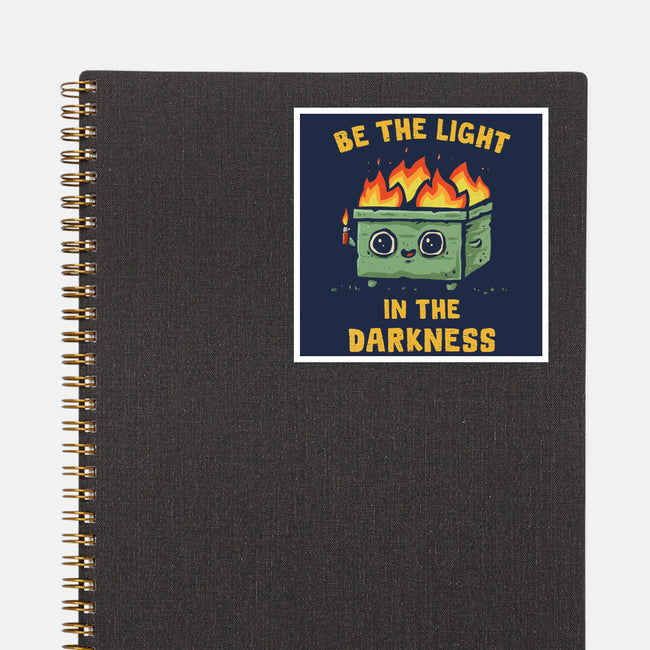 Be The Light In The Darkness-None-Glossy-Sticker-kg07