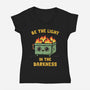 Be The Light In The Darkness-Womens-V-Neck-Tee-kg07