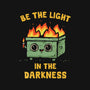 Be The Light In The Darkness-Womens-Basic-Tee-kg07