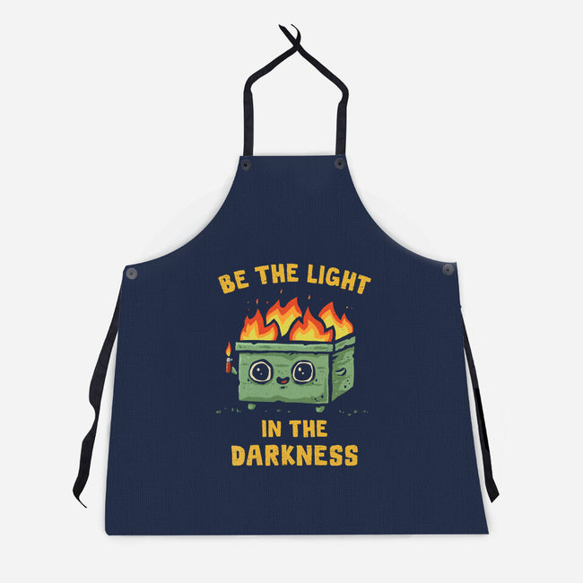 Be The Light In The Darkness-Unisex-Kitchen-Apron-kg07