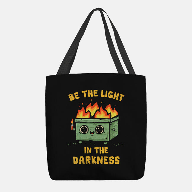 Be The Light In The Darkness-None-Basic Tote-Bag-kg07