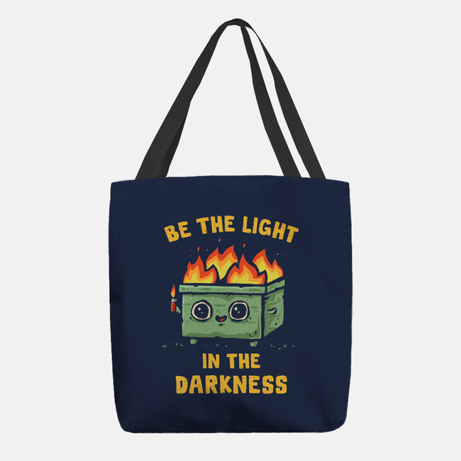 Be The Light In The Darkness-None-Basic Tote-Bag-kg07