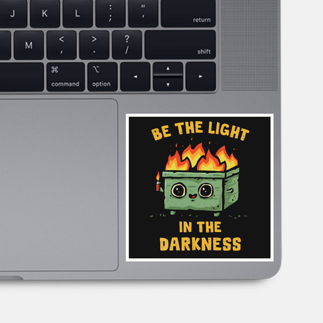 Be The Light In The Darkness-None-Glossy-Sticker-kg07