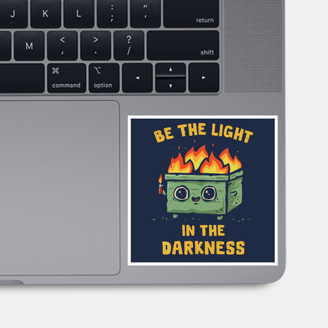 Be The Light In The Darkness-None-Glossy-Sticker-kg07