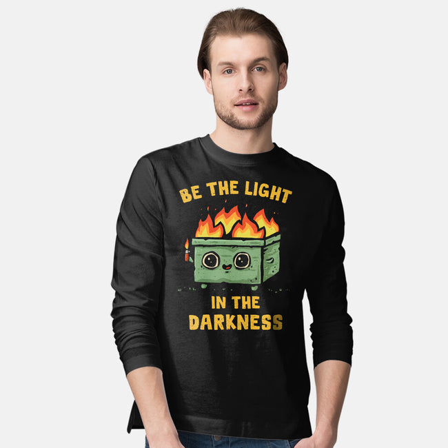 Be The Light In The Darkness-Mens-Long Sleeved-Tee-kg07