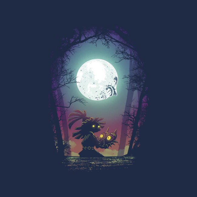 Negative Moon-Womens-Fitted-Tee-Donnie