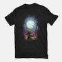 Negative Moon-Womens-Fitted-Tee-Donnie