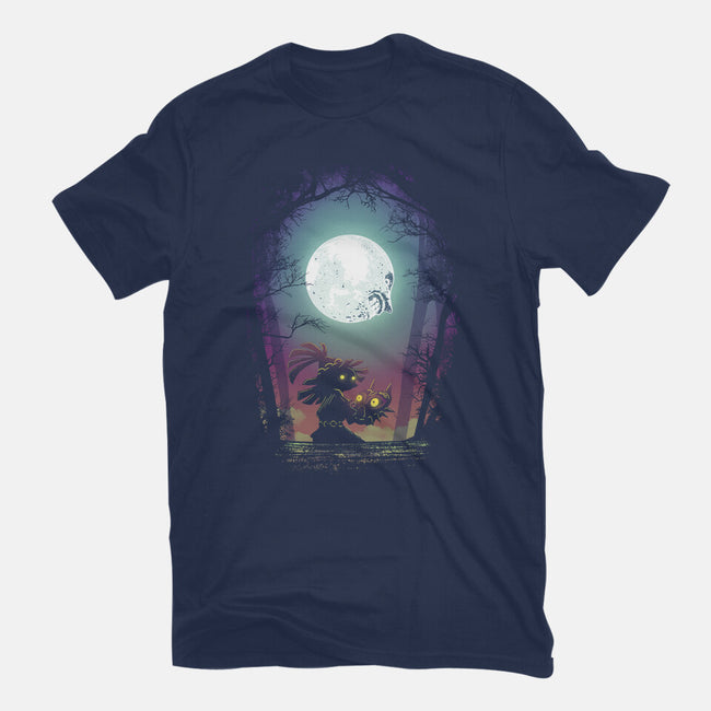 Negative Moon-Womens-Fitted-Tee-Donnie