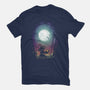 Negative Moon-Womens-Fitted-Tee-Donnie