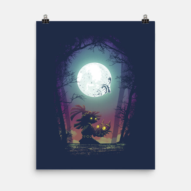 Negative Moon-None-Matte-Poster-Donnie
