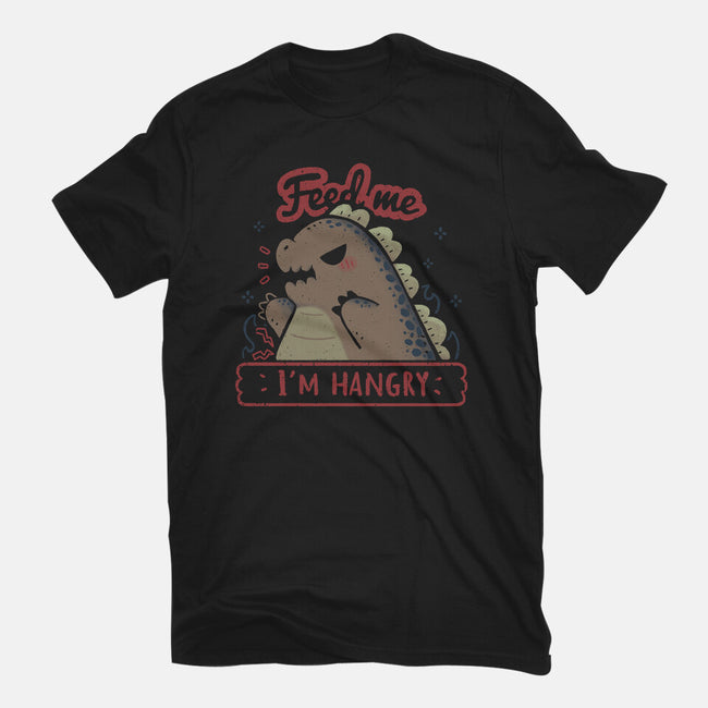Kawaii Hangry Kaiju-Womens-Fitted-Tee-xMorfina
