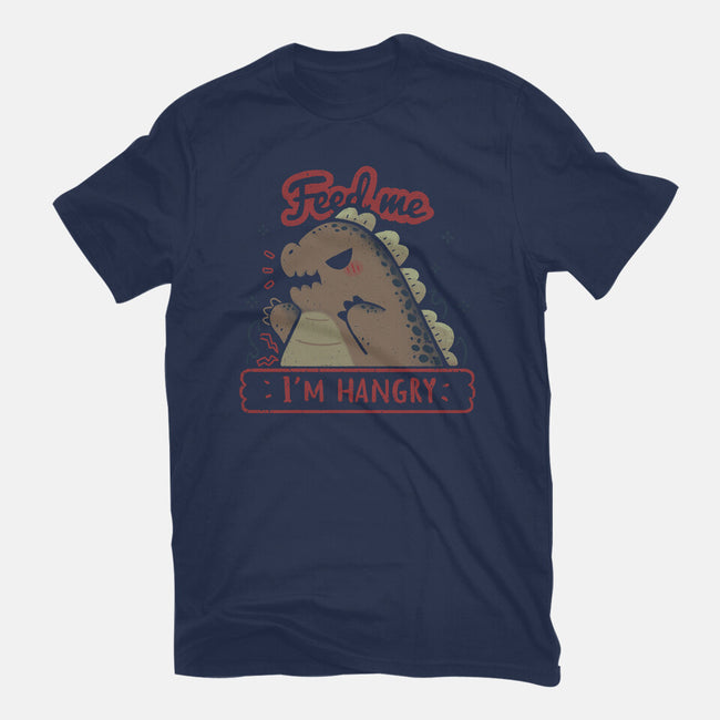 Kawaii Hangry Kaiju-Womens-Fitted-Tee-xMorfina
