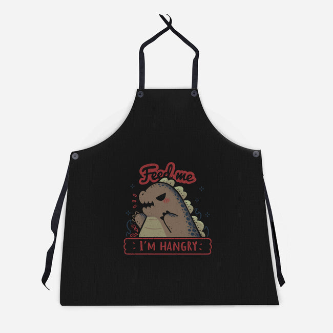 Kawaii Hangry Kaiju-Unisex-Kitchen-Apron-xMorfina