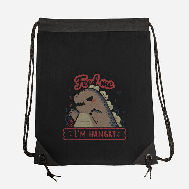 Kawaii Hangry Kaiju-None-Drawstring-Bag-xMorfina