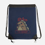 Kawaii Hangry Kaiju-None-Drawstring-Bag-xMorfina