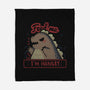 Kawaii Hangry Kaiju-None-Fleece-Blanket-xMorfina