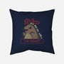 Kawaii Hangry Kaiju-None-Removable Cover w Insert-Throw Pillow-xMorfina