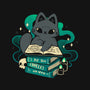 Magical Cat With Spellbook-Womens-Fitted-Tee-xMorfina