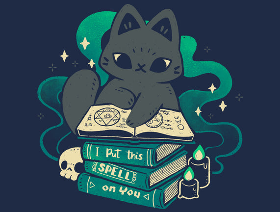 Magical Cat With Spellbook