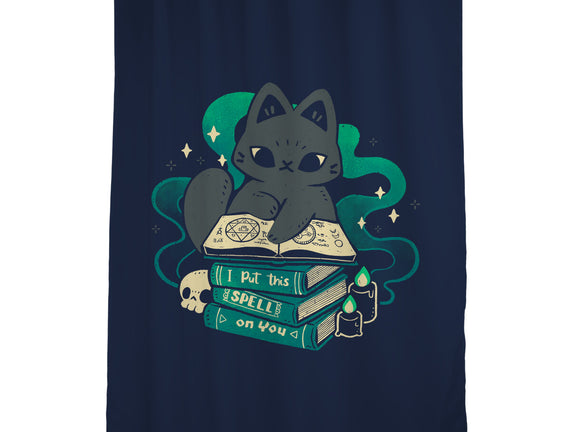 Magical Cat With Spellbook
