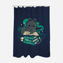 Magical Cat With Spellbook-None-Polyester-Shower Curtain-xMorfina