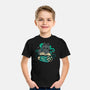 Magical Cat With Spellbook-Youth-Basic-Tee-xMorfina