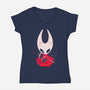 Negative Princess Protector-Womens-V-Neck-Tee-Donnie