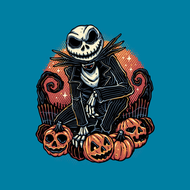 Night Of The Pumpkin King-None-Fleece-Blanket-glitchygorilla