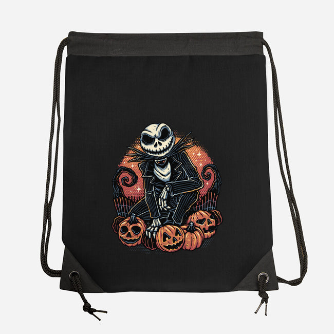 Night Of The Pumpkin King-None-Drawstring-Bag-glitchygorilla