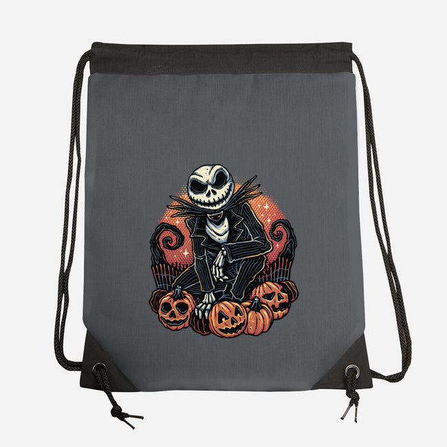 Night Of The Pumpkin King-None-Drawstring-Bag-glitchygorilla