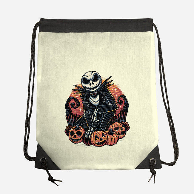 Night Of The Pumpkin King-None-Drawstring-Bag-glitchygorilla