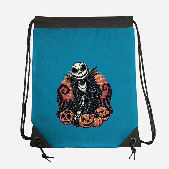 Night Of The Pumpkin King-None-Drawstring-Bag-glitchygorilla