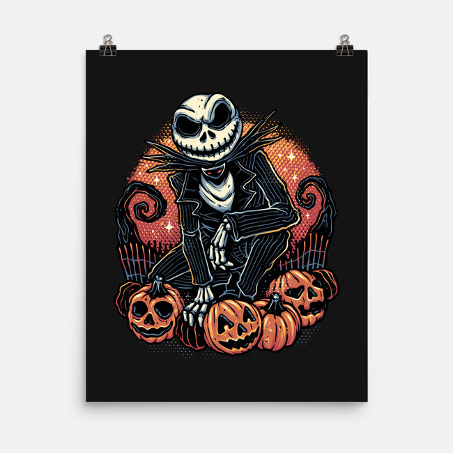 Night Of The Pumpkin King-None-Matte-Poster-glitchygorilla