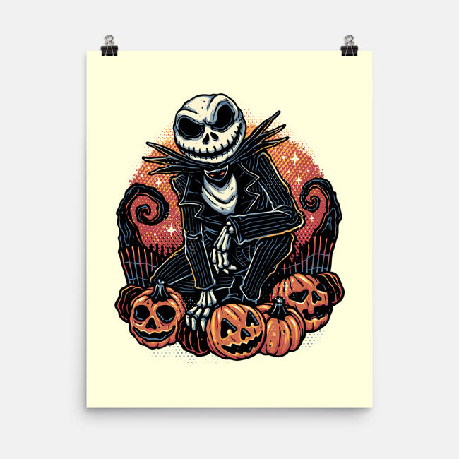 Night Of The Pumpkin King-None-Matte-Poster-glitchygorilla